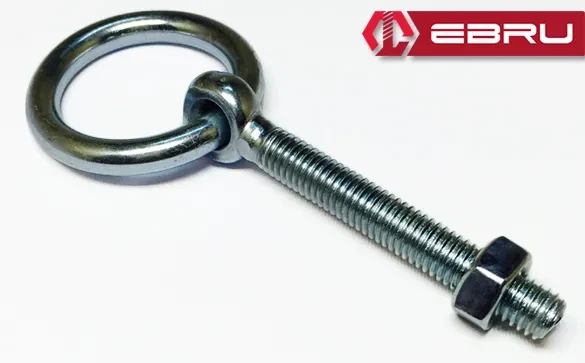 Ebru Halkalı Civata - Somunlu, M10, 3 Adet