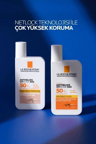 La Roche Posay Tüm Cilt Tipleri İçin Uygun Yüz Cilt Bakım Seti: Antehlios Uvmune Fluid Güneş Kremi SPF50+ 50ML X2 - 6