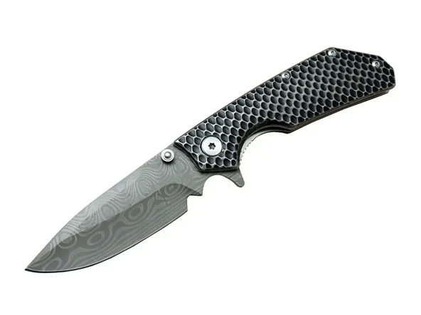 Damascus DMS 2 16 Gri Kamp Çakı 21cm- Yarı Otomatik, Kemerlikli, Metal Sap ürün görseli 1