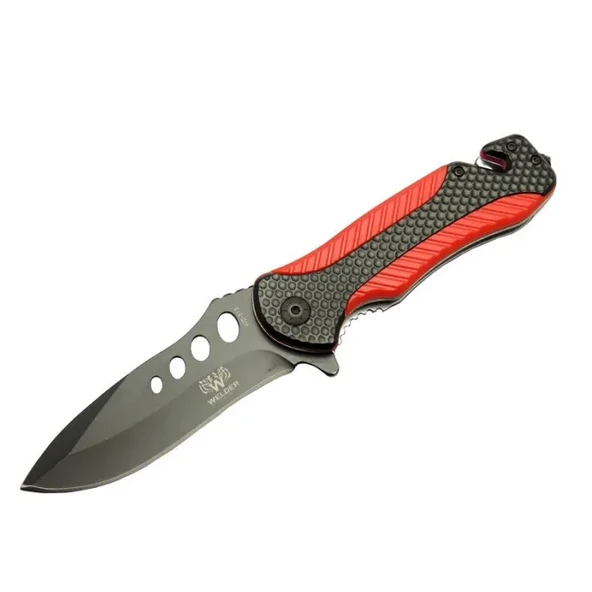 Kurtarma Çakısı Kırmızı 22 cm  Kemerlikli ürün görseli 1