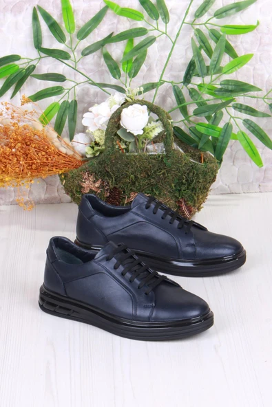 Mehmet Mete 42466 Rahat Hakiki Deri Sneaker Erkek Ayakkabı