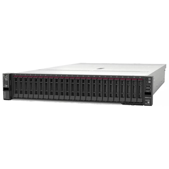 LENOVO THINKSYSTEM SR650 v3 7D76A065EA XEON SILVER 4510-32GB RAM-9350-8i-1100W TITANIUM 2U RACK SUNUCU