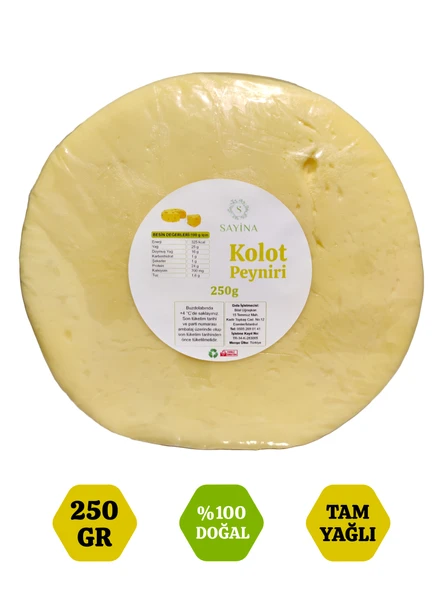 Sayina Kuymaklık Kolot Peyniri 250 Gr