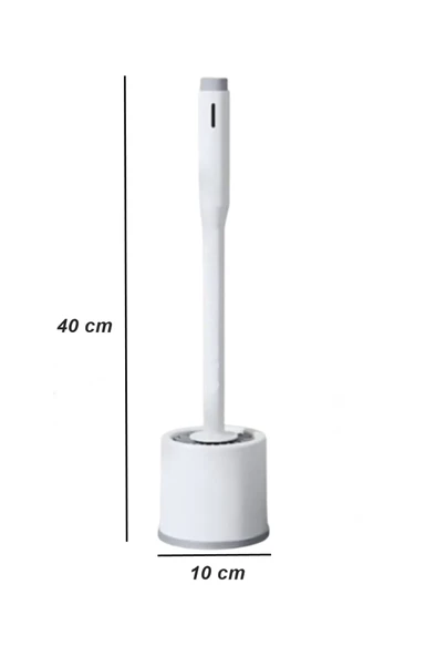 Sensörlü Otomatik Slim Çöp Kovası 9 Lt+ Deterjan Hazneli Silikon Klozet Fırçası - 8