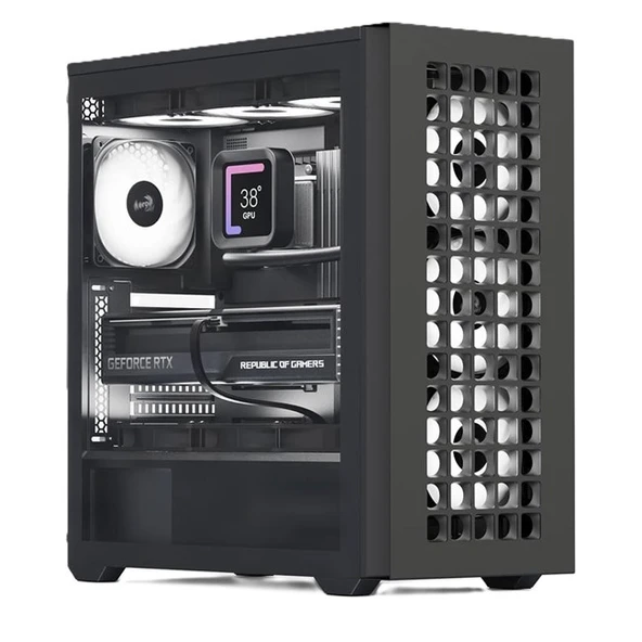 Aerocool D502A Type-C A-RGB ATX Siyah (Psu yok)