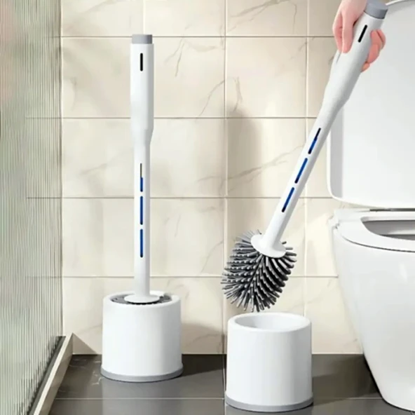 Sensörlü Otomatik Slim Çöp Kovası 9 Lt+ Deterjan Hazneli Silikon Klozet Fırçası - 7