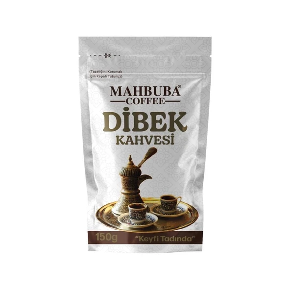 Mahbuba Kahve Misafir Seti Kahve Tepsi Hediyeli (Dibek, Menengiç ve Osmanlı Kahvesi - 3x150 Gr) - 2
