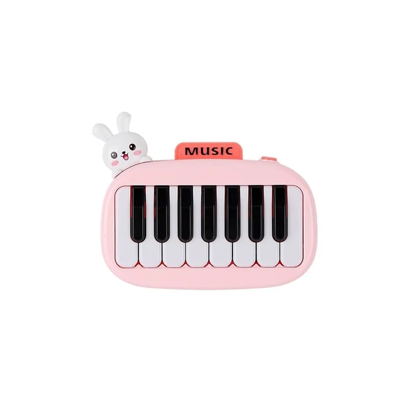 8896-1B 88 Tavşanlı Işıklı Müzikal Piano - 2