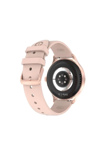 SWORD Qua Dimaond Akıllı Saat Kadın Rose Gold IP68 SW-QUA Diamond Altın - 4