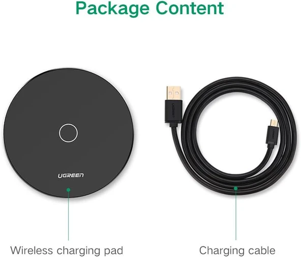 Ugreen Qi Kablosuz Şarj Cihazı Hızlı Şarj Destekli - 6