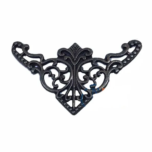 Dekoratif Köşe Süsü, Köşelik  - Büyük, 31x55mm, Eskitme, 1 Adet - 1