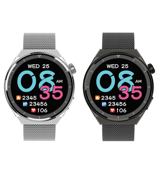 Sword Wıa Watch 2 Pro Akıllı Saat (Siyah Gümüş)