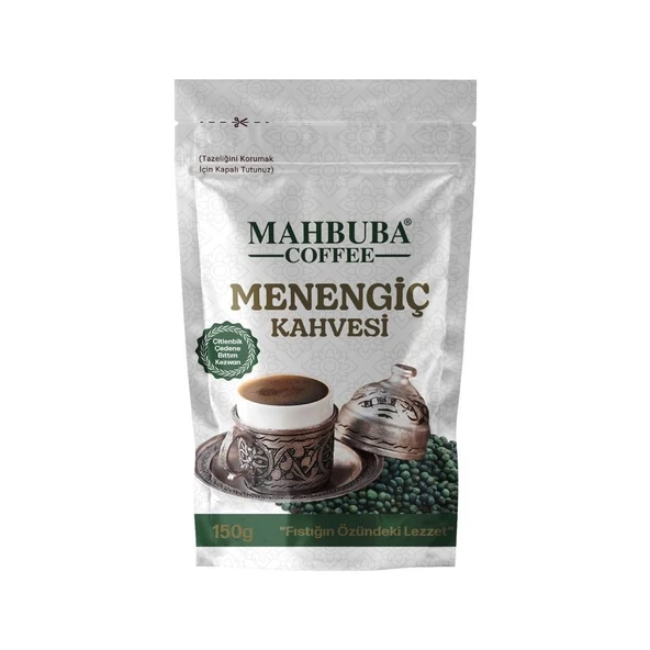 Mahbuba Kahve Misafir Seti Kahve Tepsi Hediyeli (Dibek, Menengiç ve Osmanlı Kahvesi - 3x150 Gr) - 3