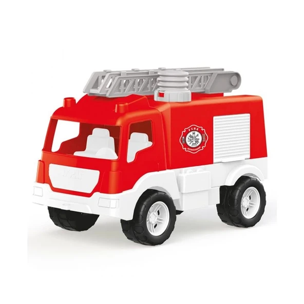 7022 İTFAİYE KAMYONU PENCELİ KUTUDA 38 CM - 4