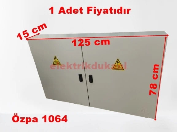 ÖZPA 1064 Sıva Üstü 14 Monafaze Sayaçlı Elektrik Panosu IP40 S. Ü. - 3