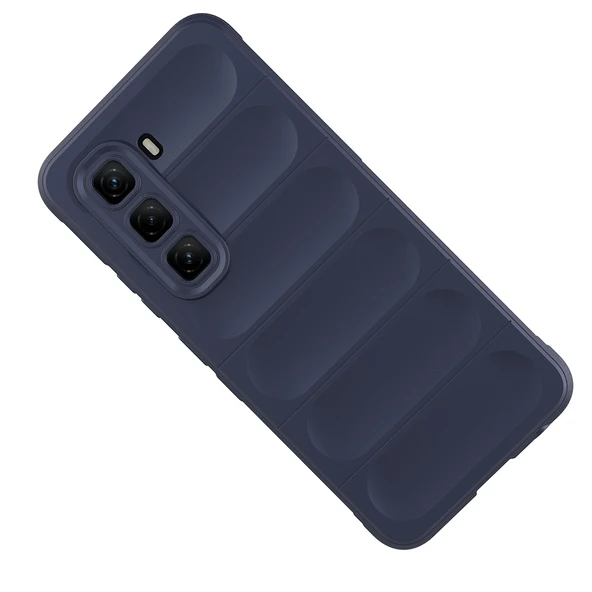 İnfinix Hot 50 4G Kılıf Esnek TPU Oyuklu Arka Yüzey Tasarımlı Etnik Silikon Kapak - Resim 12