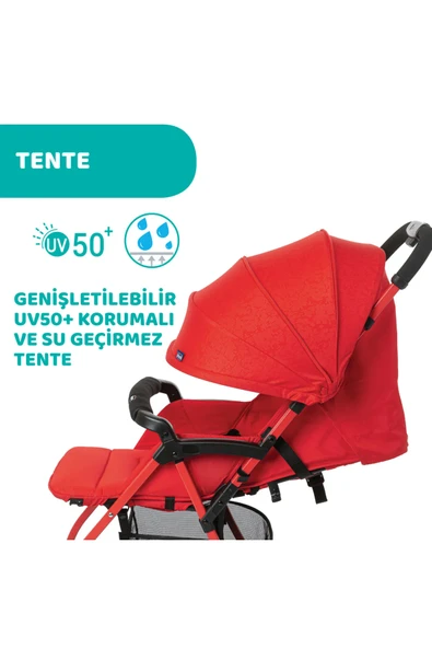Chicco Ohlala 3 Bebek Arabası Red Passion - 5