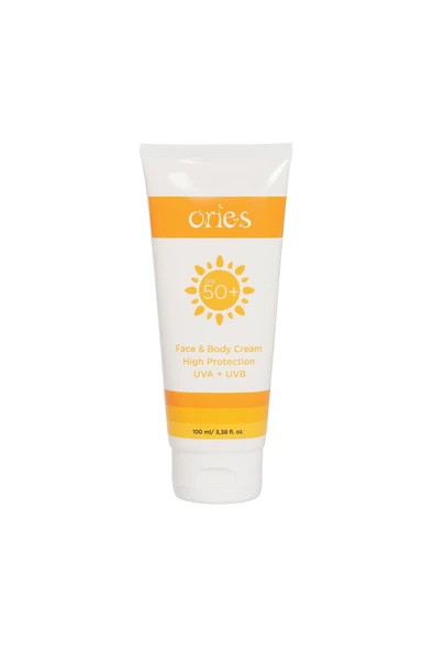 Ories Güneş Koruyucu Yüz Ve Vücut Kremi Spf50 100 ml - 2