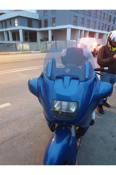 MOTOCAM Bmw R 1100 RT Siperlik Ön Cam 1994-2000 Model 40cm Füme Renkli 4mm