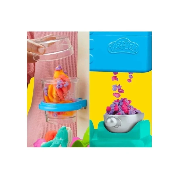 G0028 Play-doh Gökkuşağı Dondurma Makinesi Oyun Seti+3 Yaş - 3