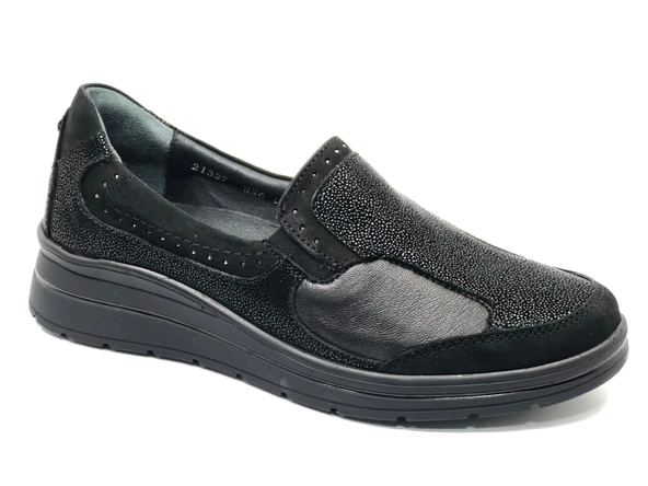 Forelli Faye Hakiki Deri Ortopedik Comfort Kadın Casual Ayakkabı - Resim 3