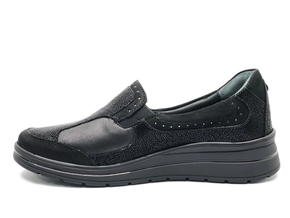 Forelli Faye Hakiki Deri Ortopedik Comfort Kadın Casual Ayakkabı - Resim 5