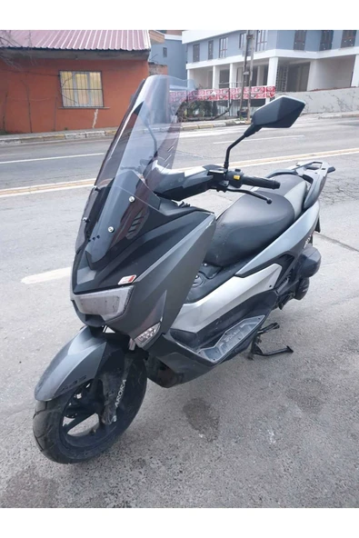MOTOCAM Arora ZRX 200 Siperlik Ön Cam 2022 Model 65cm Füme Renkli 4mm ORTA BOYLU CAM - 2