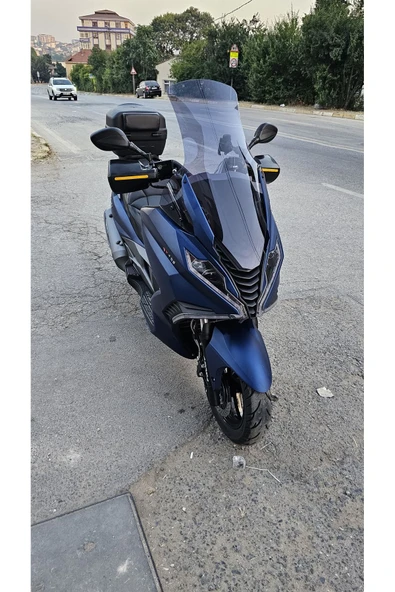 MOTOCAM Arora GT 125 250 Siperlik Ön Cam 2023-2025 Model 83cm Füme Renkli 4mm UZUN CAM - 2