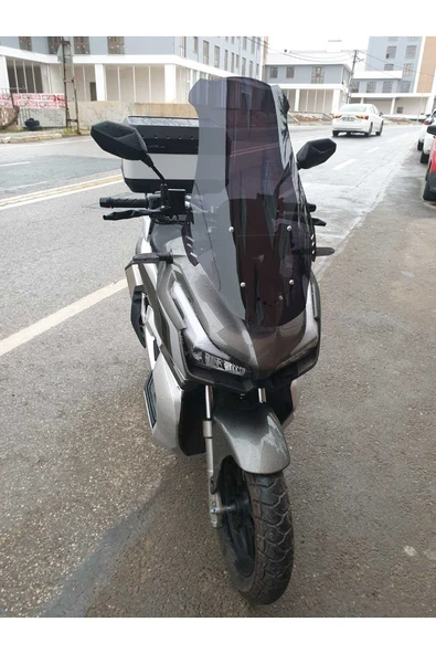 MOTOCAM Küba Rubano 150 Siperlik Ön Cam 2023-2025 Model 75cm Siyah Renkli 4mm UZUN CAM
