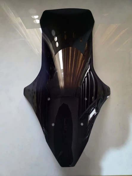 MOTOCAM Küba Newcity 125 Siperlik Ön Cam 2023-2025 Model 78cm Şeffaf Renkli 4mm UZUN CAM