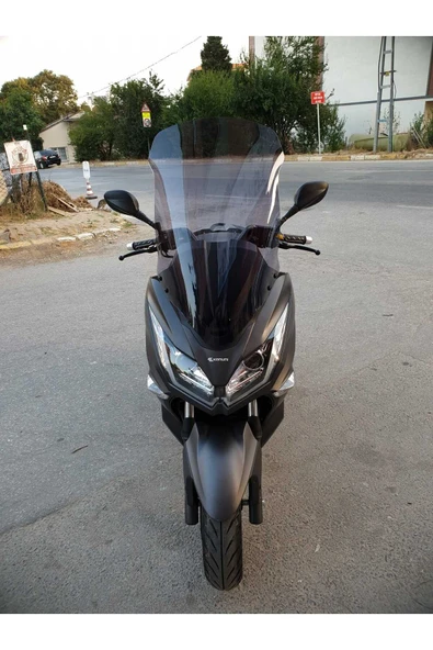 MOTOCAM Kanuni Reha 250 Siperlik Ön Cam 2022-2025 Model 72cm Füme Renkli 4mm UZUN CAM