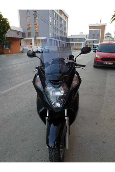 MOTOCAM Honda Silverwing FJS 600 Siperlik Ön Cam 2004 2009 Model 52cm Füme Renkli 4mm