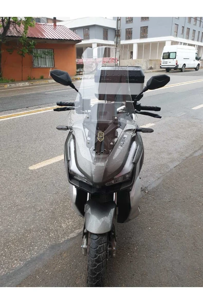 MOTOCAM Küba Rubano 150 Siperlik Ön Cam 2023-2025 Model 65cm Şeffaf Renkli 4mm ORTA BOYLU CAM