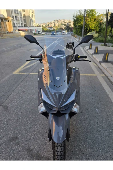 MOTOCAM Revolt RSX4 Siperlik Ön Cam 2022-2025 Model 65cm Şeffaf Renkli 4mm ORTA BOYLU