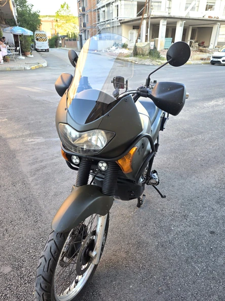 MOTOCAM Honda Transalp XL 650 Siperlik Ön Cam 2000 2008 Model 54cm Şeffaf Renkli 4mm - 3