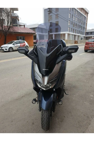 MOTOCAM Honda Forza 250 Siperlik Ön Cam 2018 2020 Model 58cm Füme Renkli 4mm