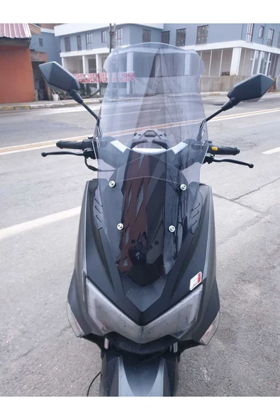 MOTOCAM Arora ZRX 200 Siperlik Ön Cam 2022 Model 65cm Füme Renkli 4mm ORTA BOYLU CAM