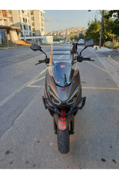 MOTOCAM RKS Newlight 125 Siperlik Ön Cam 2021-2022 Model 55cm Şeffaf Renkli 4mm PRO MODELE UYMAZ