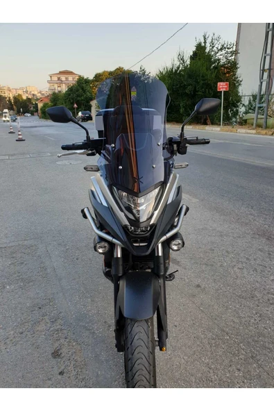MOTOCAM Honda NC 700 750 X Siperlik Ön Cam 2021-2024 Model 59cm Füme Renkli 4mm UZUN CAM