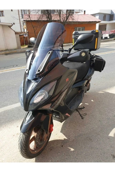 MOTOCAM Kymco Xciting 250 500 R Siperlik Ön Cam 2010 2011 Model 72cm Füme Renkli 4mm UZUN CAM - 2