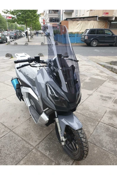 MOTOCAM Moto Gusto Dream 150 Siperlik Ön Cam 2023-2025 Model 75cm Füme Renkli 4mm UZUN CAM - 2