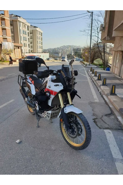 MOTOCAM Yamaha Tenere Rall 700 Siperlik Ön Cam 2019 2025 Model 39cm Şeffaf Renkli 4mm - 2