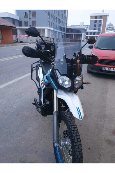 MOTOCAM Voge Rally 300 Siperlik Ön Cam 2022-2025 Model 51cm Füme Renkli 4mm - 3