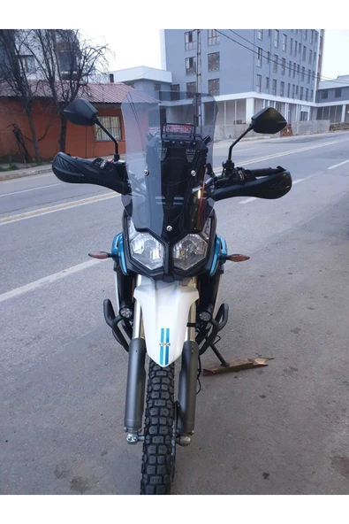 MOTOCAM Voge Rally 300 Siperlik Ön Cam 2022-2025 Model 51cm Füme Renkli 4mm