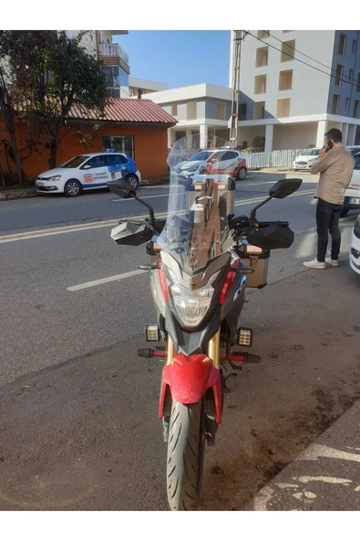 MOTOCAM RKS Trv 242 Siperlik Ön Cam 2021 Model 68cm Şeffaf Renkli 4mm