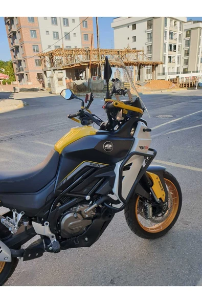 MOTOCAM RKS SVT 650 X Siperlik Ön Cam 2023-2025 Model 50cm Şeffaf Renkli 4mm UZUN CAM - 2