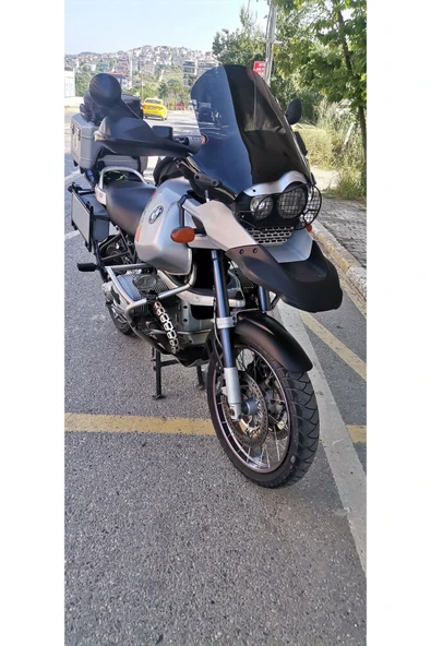 MOTOCAM Bmw R 1150 ADV Siperlik Ön Cam 2002-2006 Model 52cm Siyah Renkli 4mm - 2