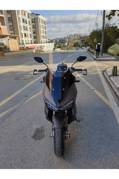 MOTOCAM Falcon Trex 188 Siperlik Ön Cam 2022-2025 Model 78cm şeffaf Renkli 4mm UZUN CAM