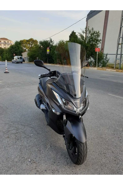 MOTOCAM Kanuni Reha 250 Siperlik Ön Cam 2022-2025 Model 72cm Şeffaf Renkli 4mm UZUN CAM - 2