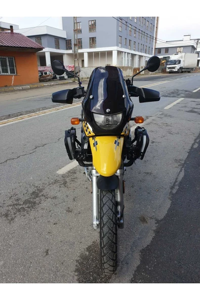 MOTOCAM Bmw F650 GS Siperlik Ön Cam ( 3 Delikli ) 1999-2003 Model 35cm siyah Renkli 4mm